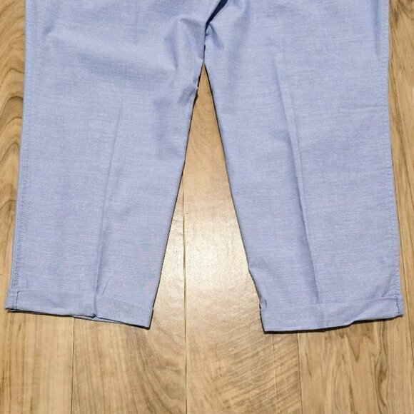 New Talbots 18WP Petite Light Blue Relaxed Chino Ankle Pants Trouser Women 41x27 - Picture 11 of 15